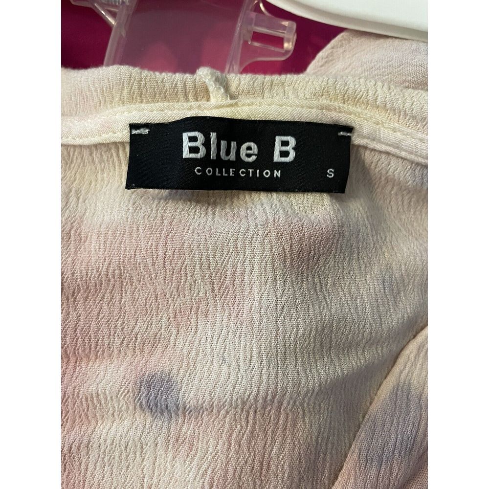 Blue B Women's 1/4 Sleeve Cropped Shirt With‎ Hood Size S - Picture 3 of 4